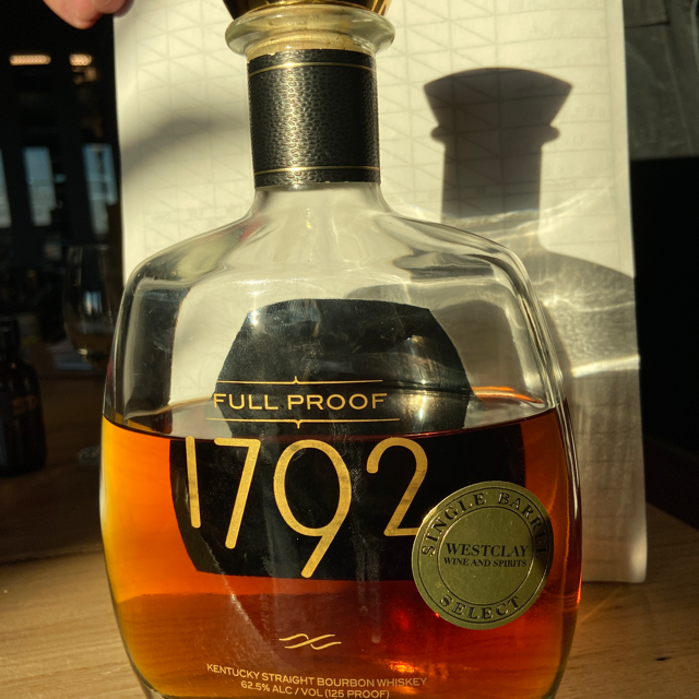 1792 Full Proof Store Pick Westclay Wine & Spirits 2021