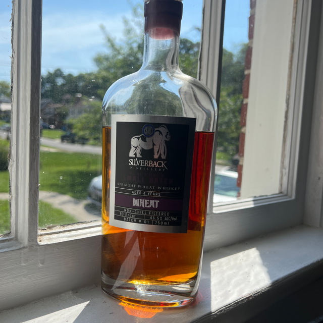 Silverback Black Back Small Batch Straight Wheat Whiskey