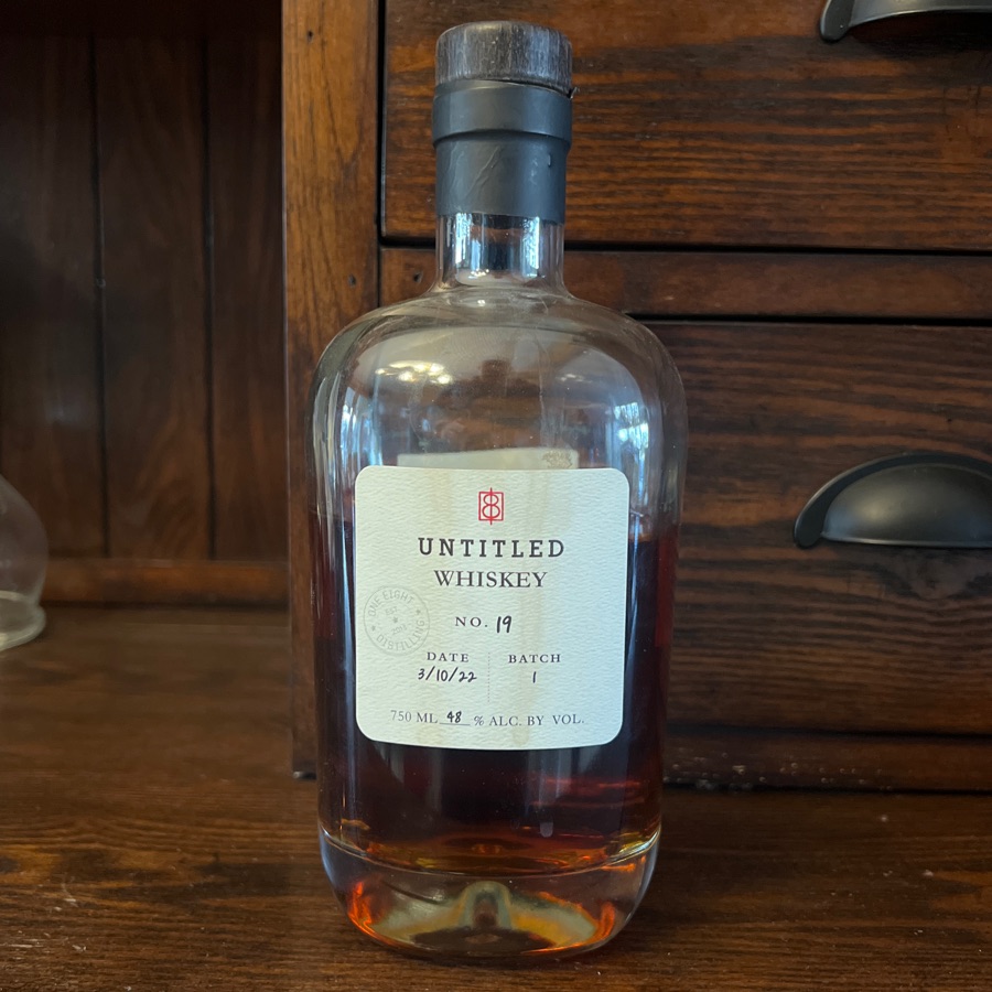One Eight Distilling Untitled Whiskey - No. 19