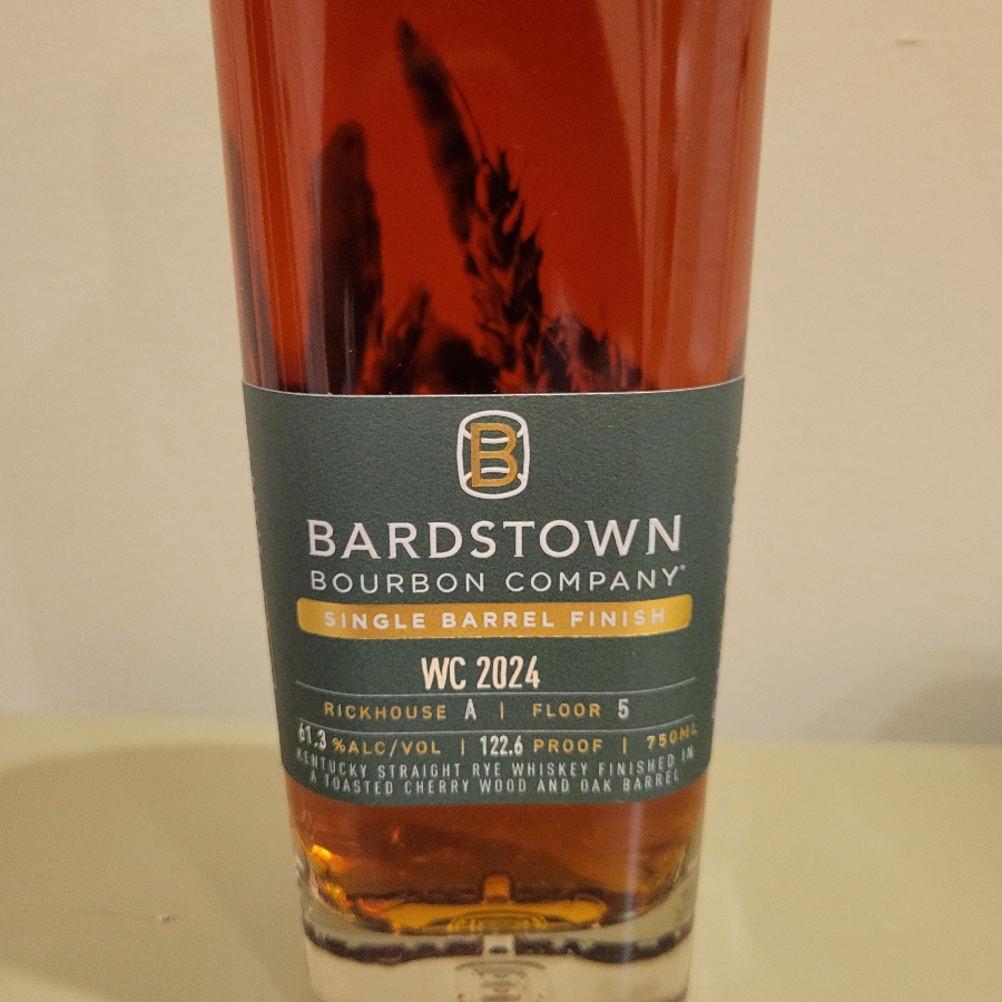 Bardstown Bourbon Company Single Barrel Finish Rye - WC 2024