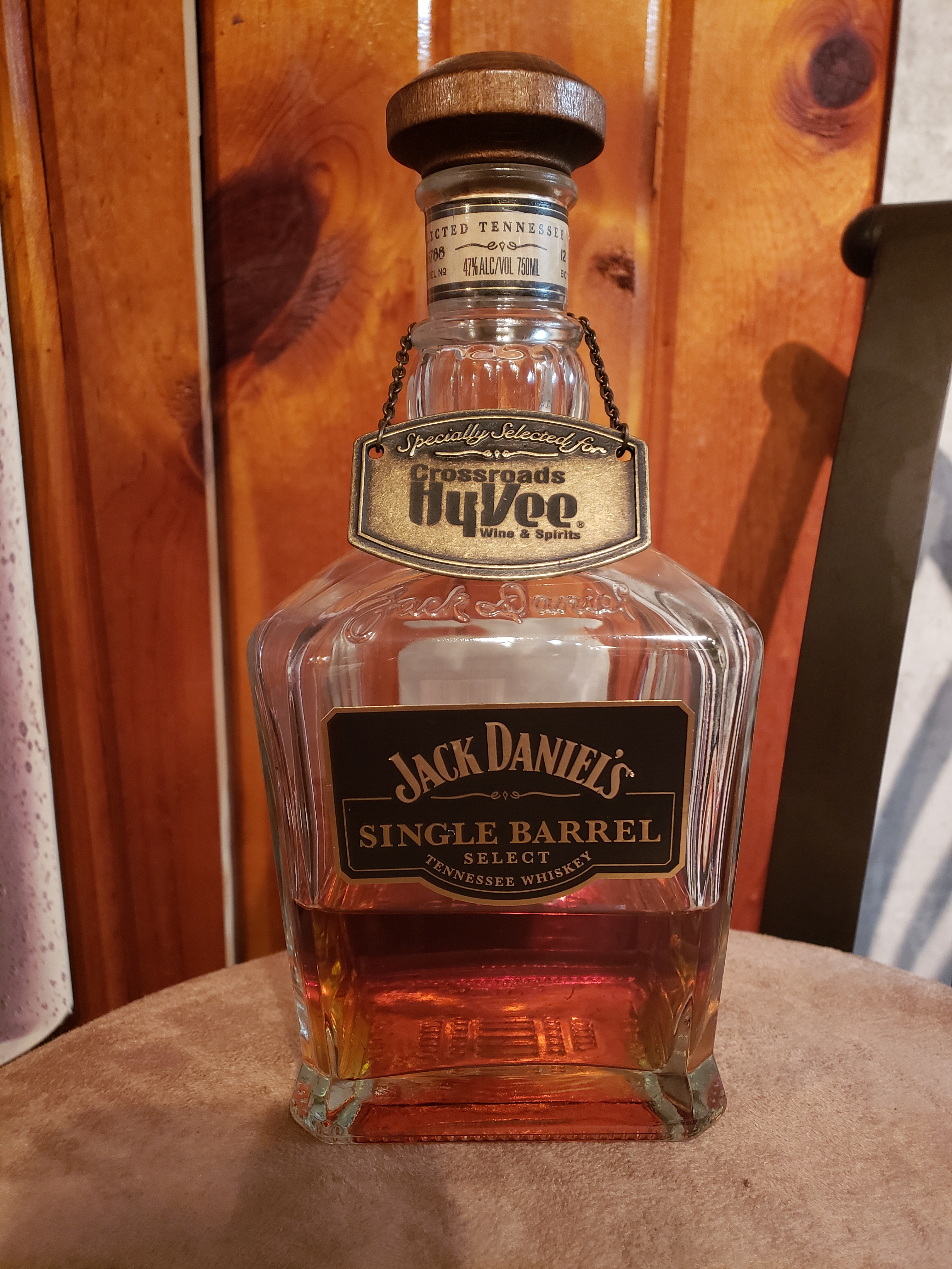 Jack Daniels Single Barrel Whiskey, Crossroads Hy-Vee Store Pick