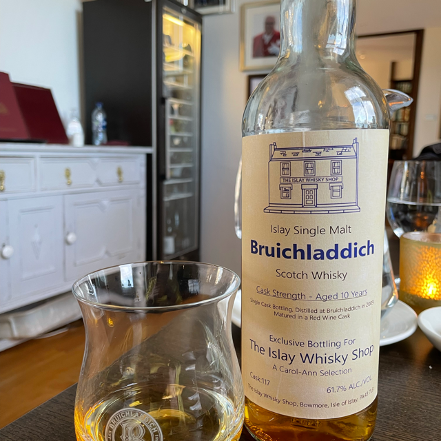 Bruichladdich The Islay Whisky Shop 10 Year Syrah Cask 117
