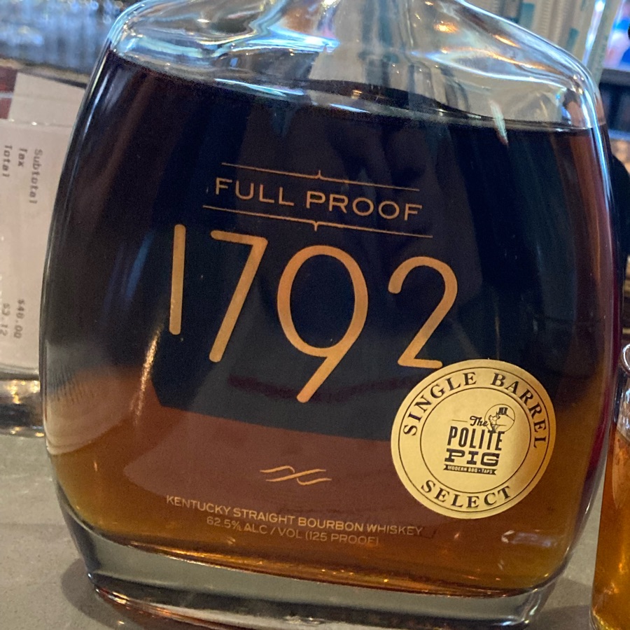 1792 Single Barrel Select Polite Pig