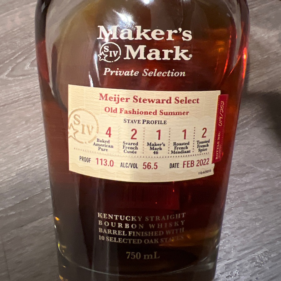 Makers Mark Private Selection Old Fashioned Summer