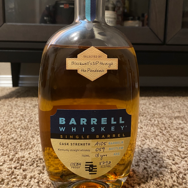 Barrell Whiskey Single Barrel, Aged 18 Years