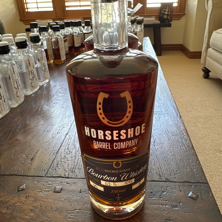 Horseshoe Barrel Company Double Oaked Bourbon Whiskey