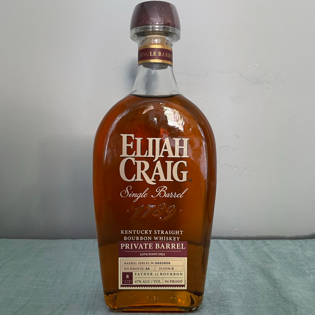 Elijah Craig Private Barrel (Love Point Deli)