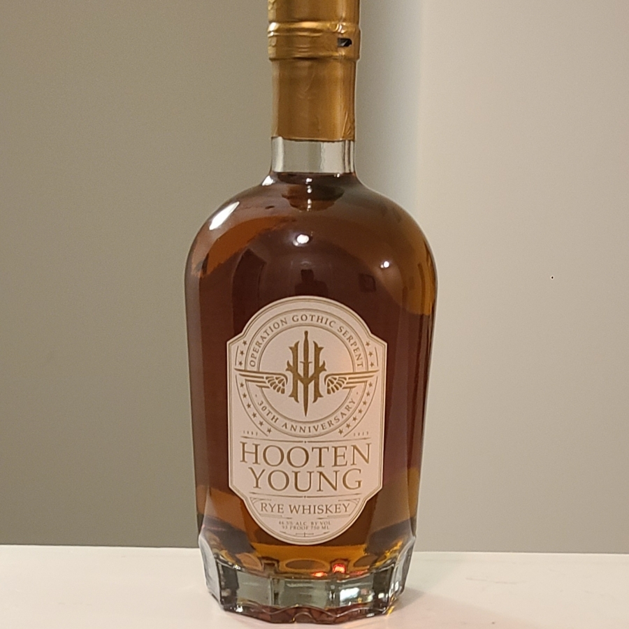 Hooten Young 30th Anniversary Operation Gothic Serpent Rye Whiskey