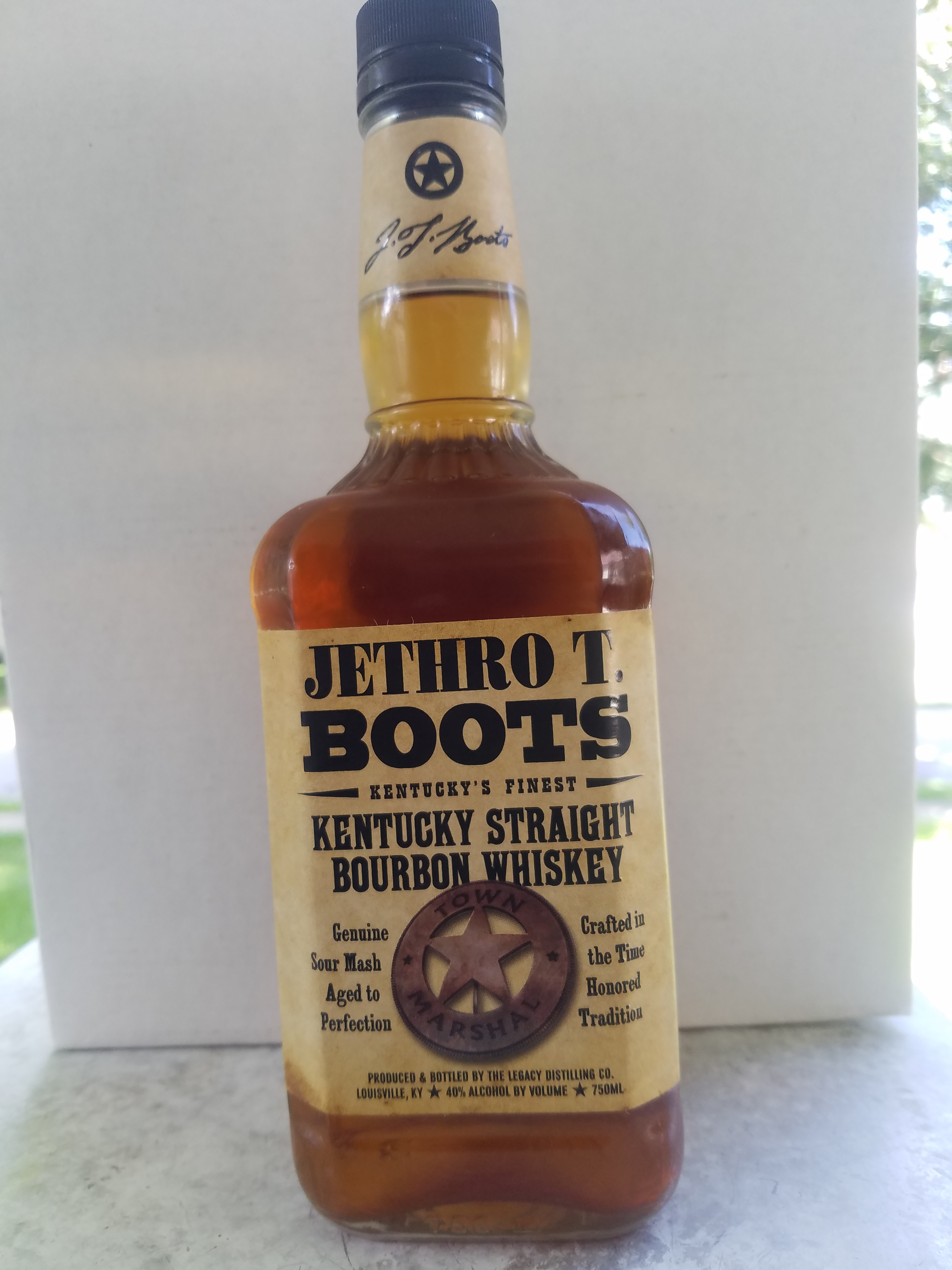 Jethro T. Boots Kentucky Straight Bourbon Whiskey