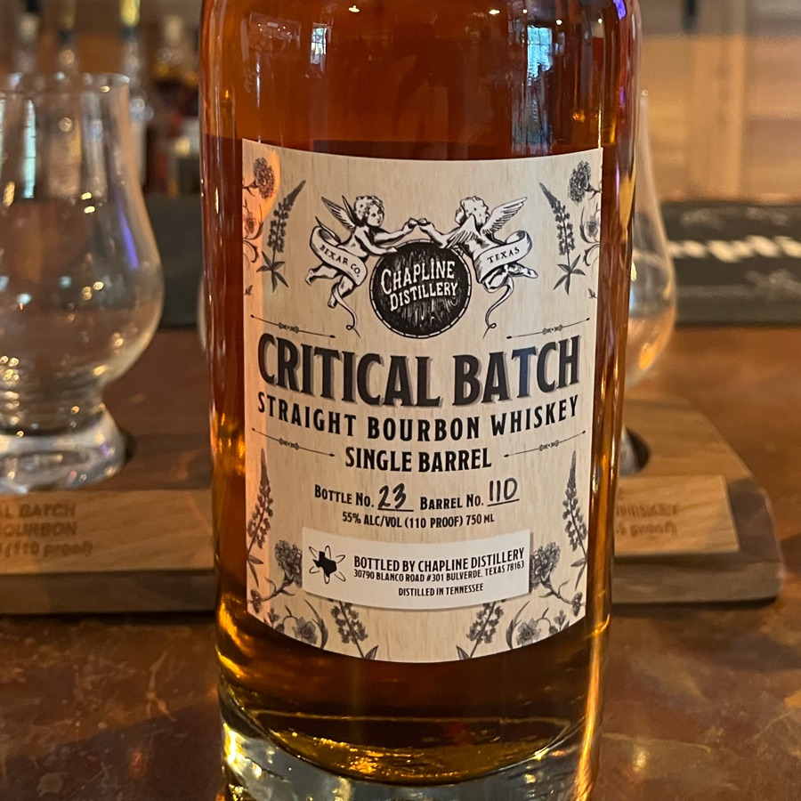 Chapline Critical Batch Straight Bourbon