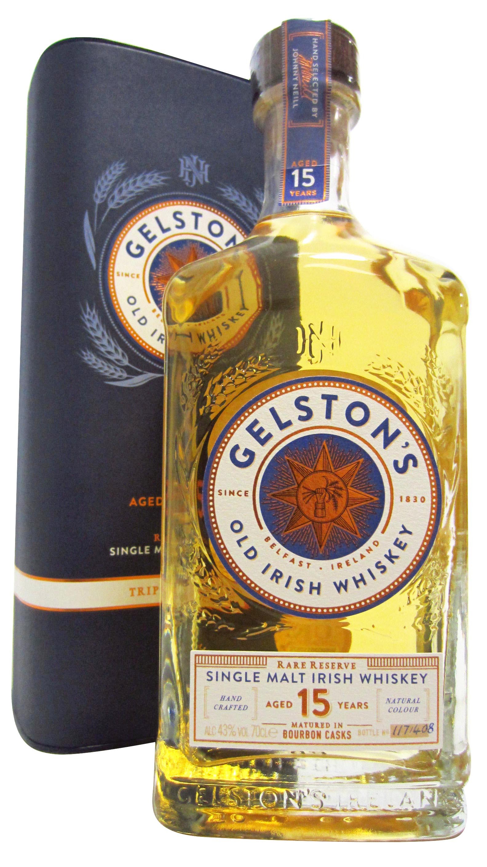 Gelston's Old Irish Whiskey 15 Year