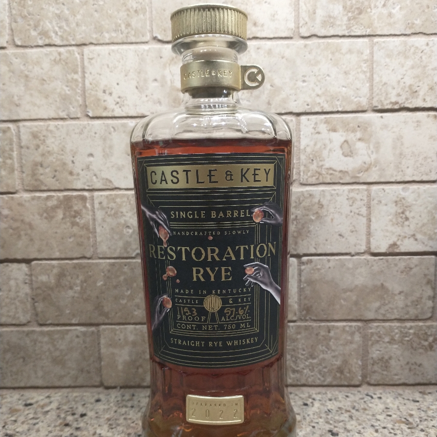 Castle & Key Single Barrel Restoration Rye Barrel #3005
