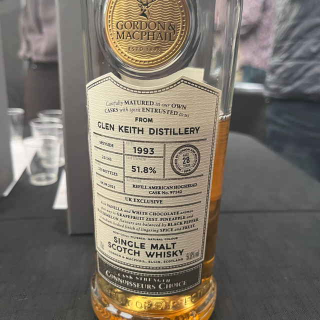 Glen Keith 28 year (Gordon & McPhail)