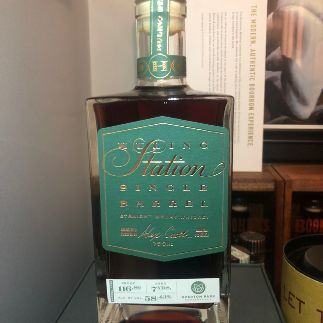 Huling Station Single Barrell Straight Wheat Whiskey