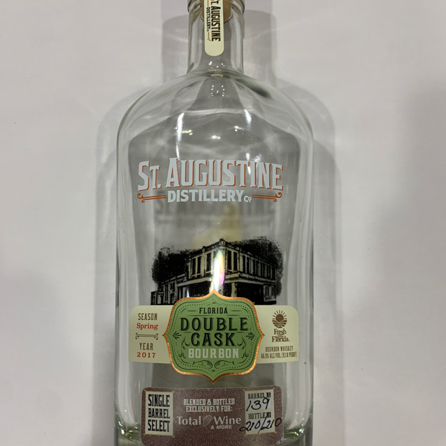 St. Augustine Double Cask Bourbon Single Barrel Select