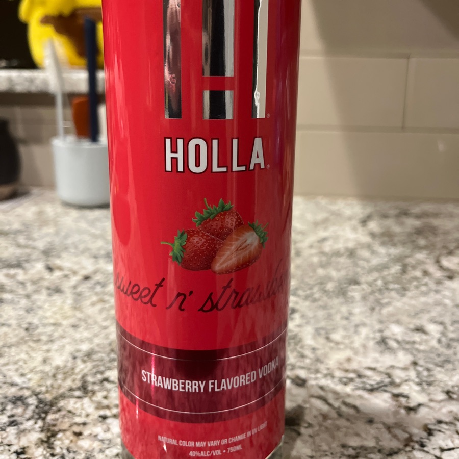 Holla Strawberry Flavored Vodka