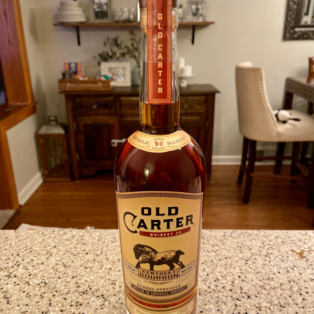Old Carter 14 Year Kentucky Straight Bourbon Single Barrel #36 (2021 Release)