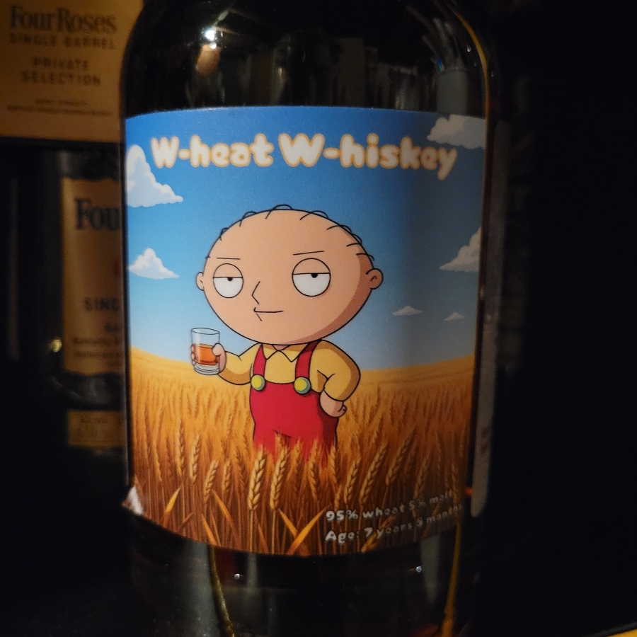 Francis James Tomar's Select Straight "W-heat W-Hiskey"
