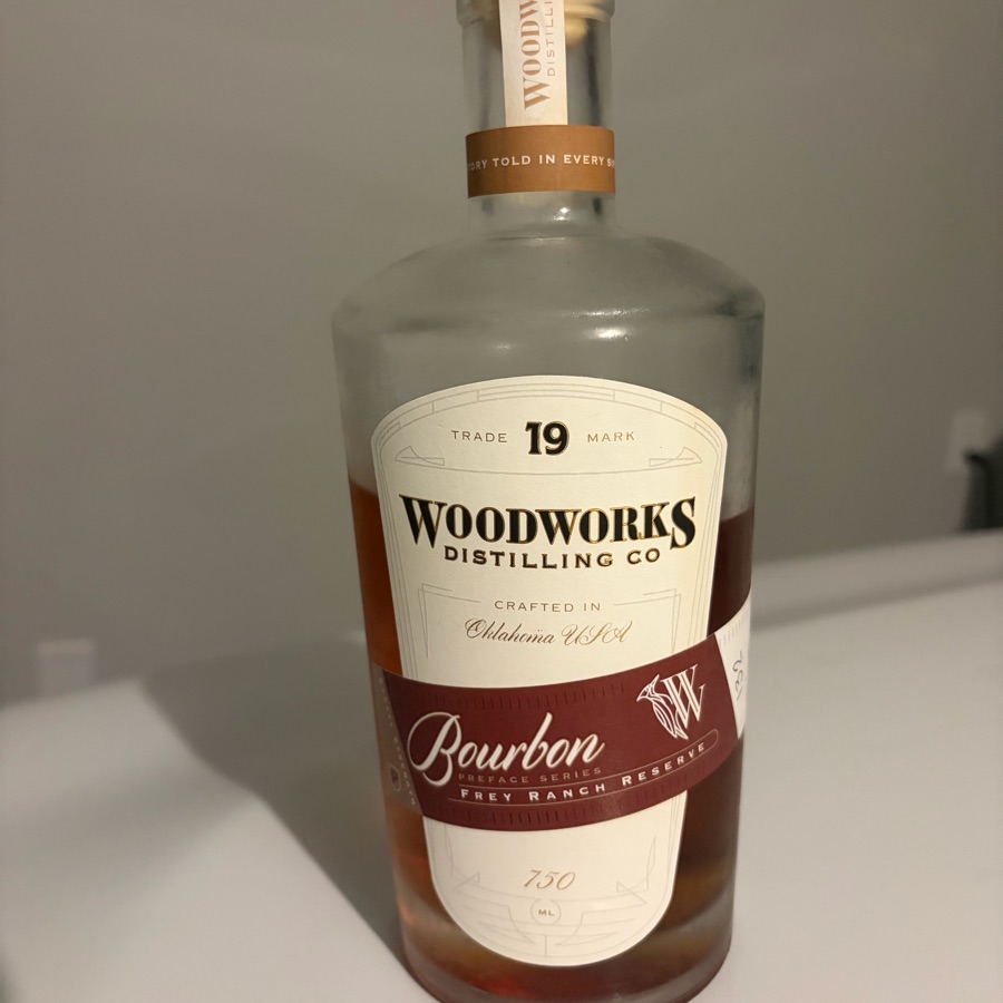 Woodworks Distilling Co Bourbon Frey Ranch Reserve