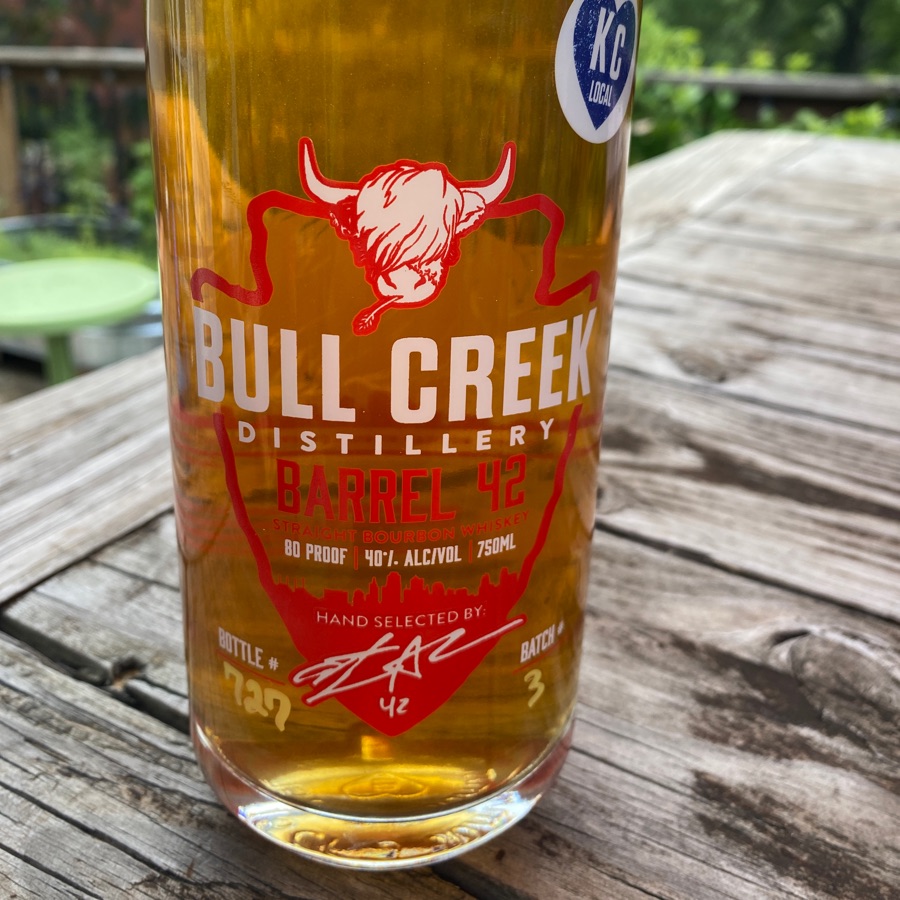 Bull Creek Barrell 42 Straight Bourbon Whiskey