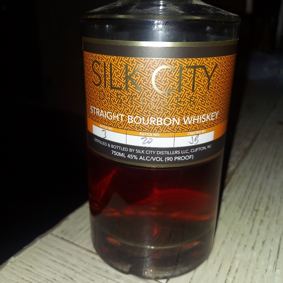 Silk City Straight Bourbon Whiskey Maple Cask Batch 3
