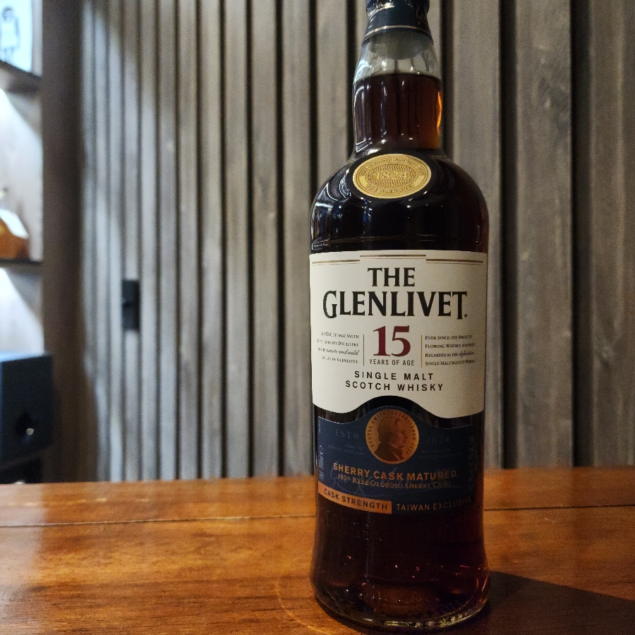 Glenlivet 15 Year Cask Strength Sherry Cask Matured (Taiwan Exclusive)