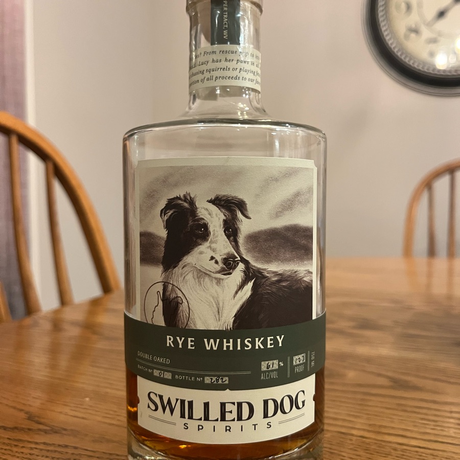Swilled Dog Double Oaked Rye Whisky
