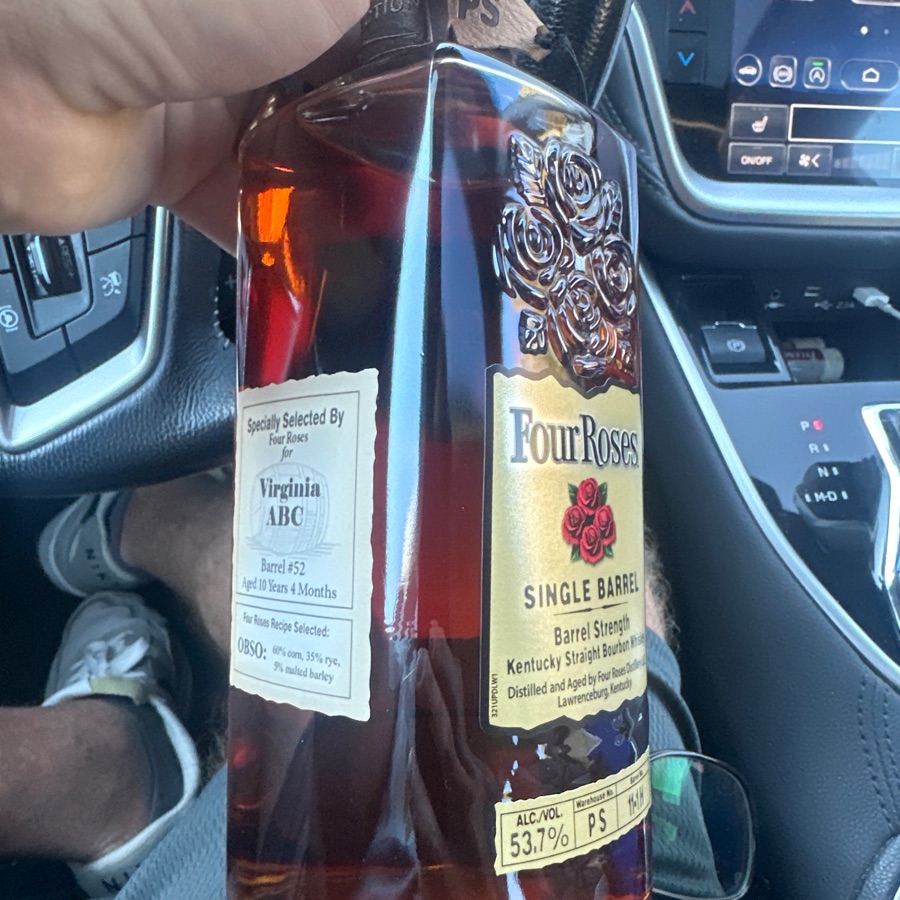 Four Roses Single Barrel Barrel Strength - Private Selection VA ABC 2024