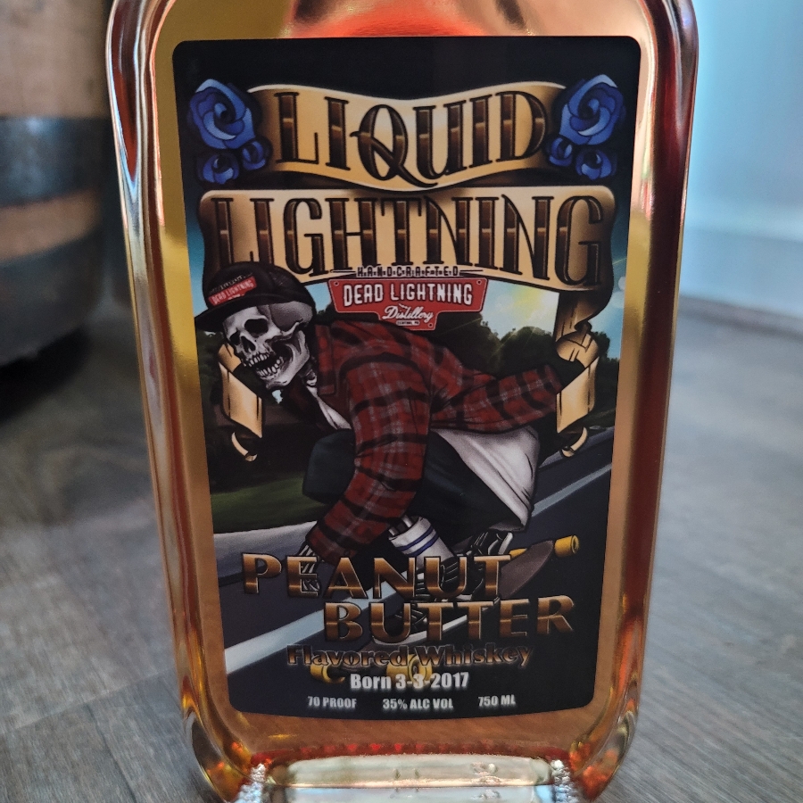 Dead Lightning Distillery Peanut Butter Flavored Whiskey