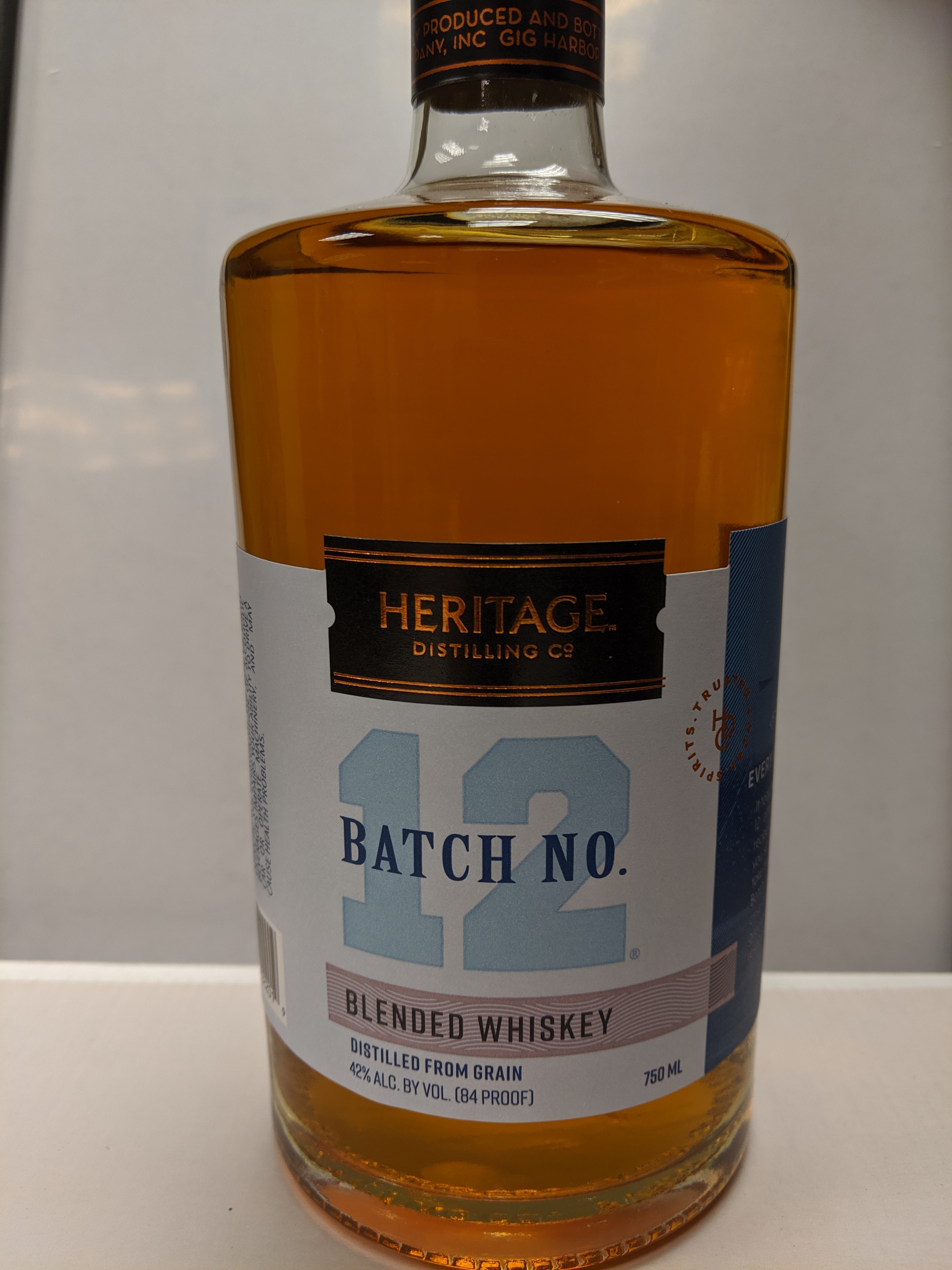 Heritage Distilling Batch No.12 Blended Whiskey