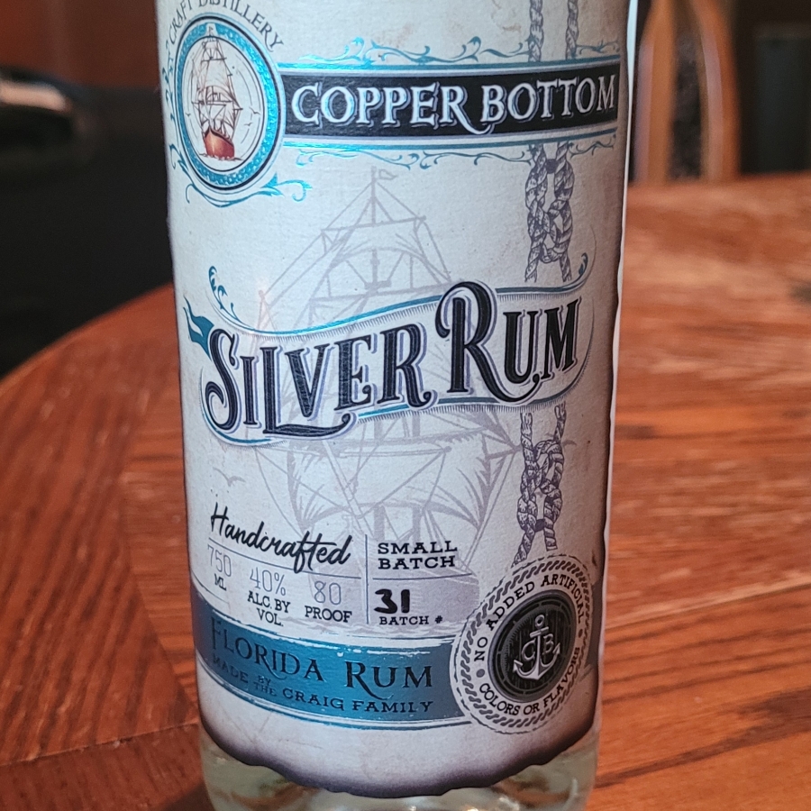 Copper Bottom Silver Rum