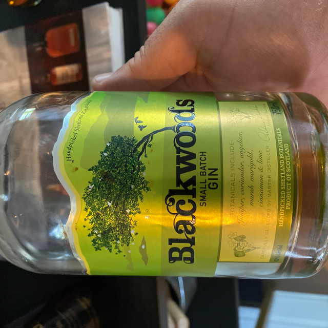 Blackwoods small batch gin