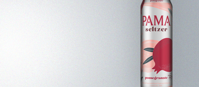 PAMA Seltzer Pomegranate