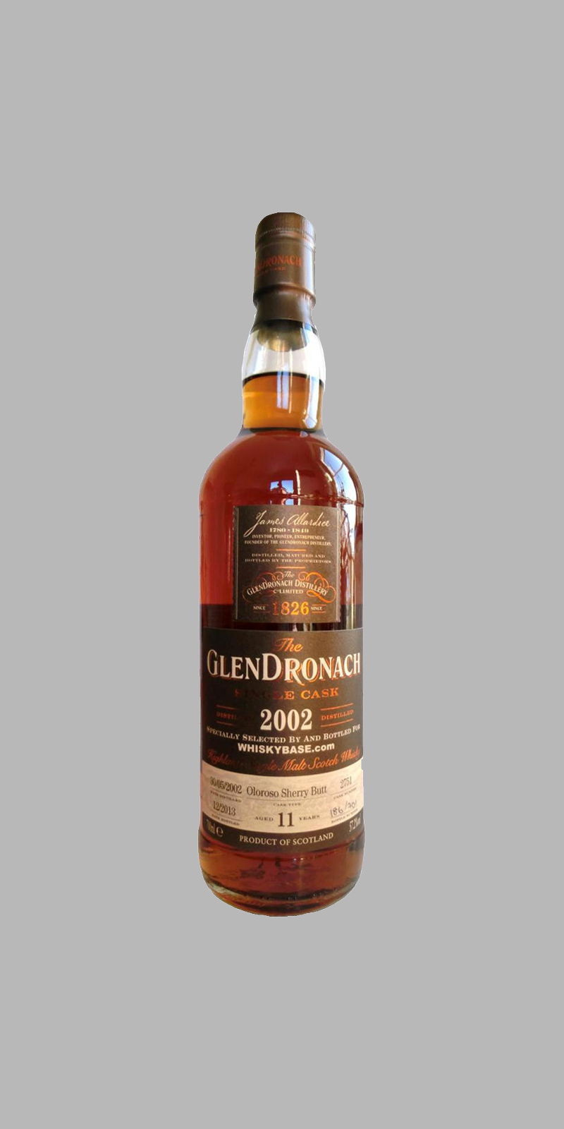GlenDronach 2002 11 Year Oloroso Sherry Cask #2751 (Whiskybase.com)