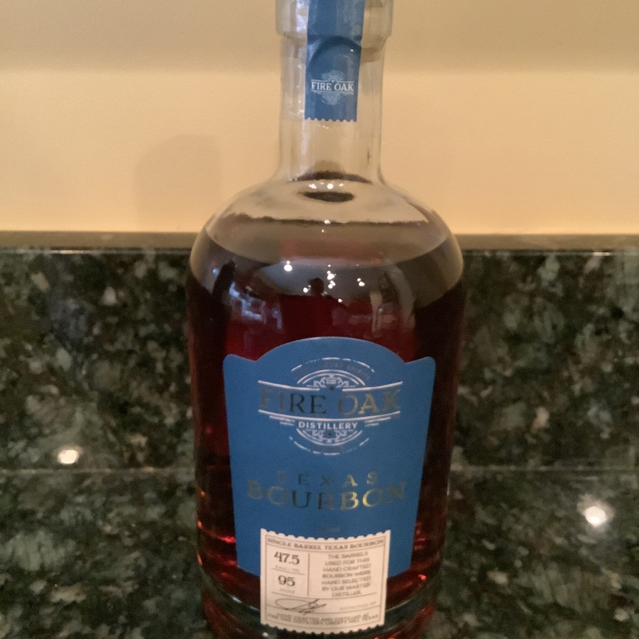 Fire Oak Single Barrel Texas Bourbon