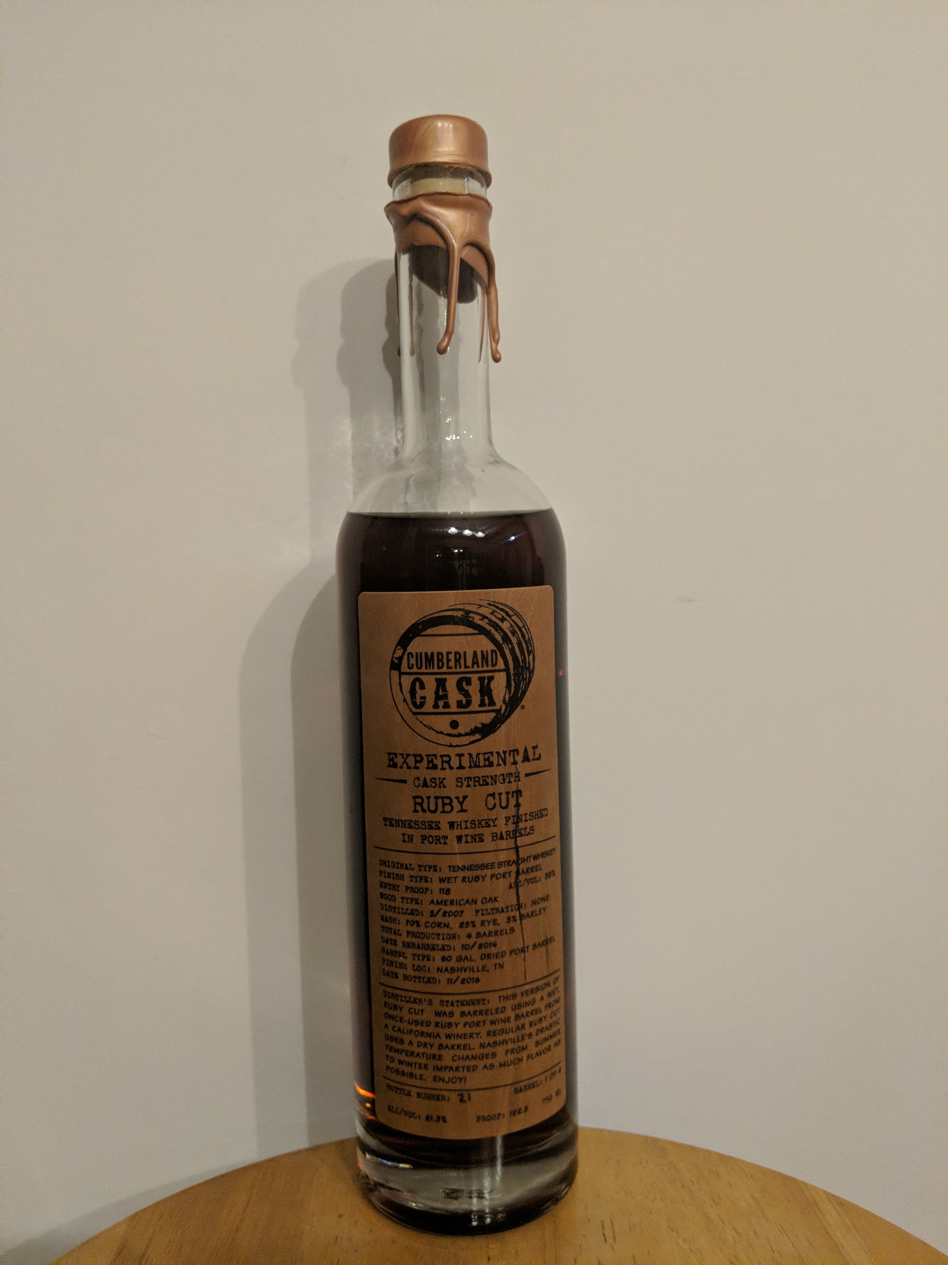 Cumberland Cask Experimental Ruby Cut
