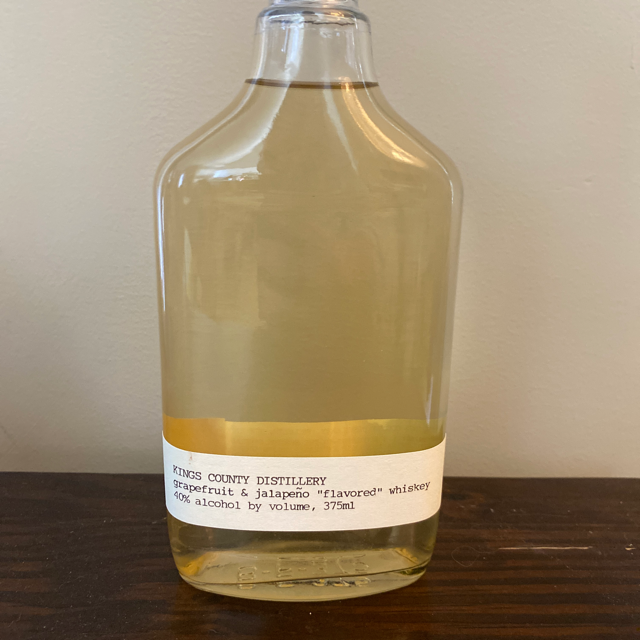 Kings County Grapefruit & Jalapeño "Flavored" Whiskey