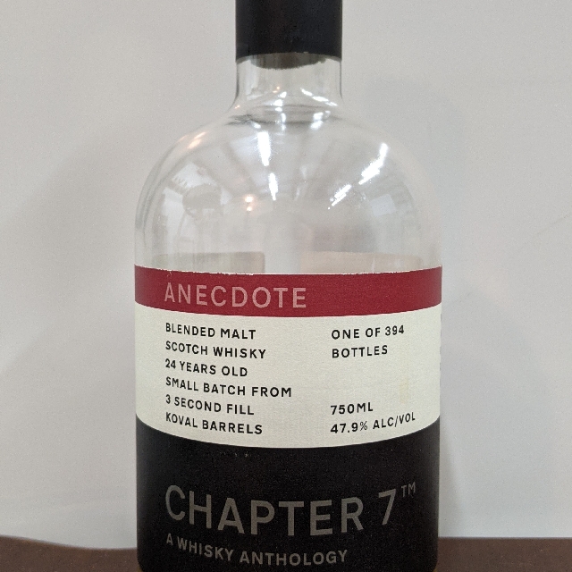 Anecdote 24 Year Blended Malt (Chapter 7)