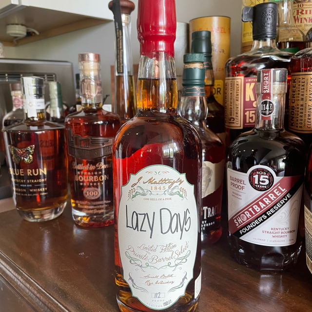 J. Mattingly 1845 Private Barrel Select Rye "Lazy Days"