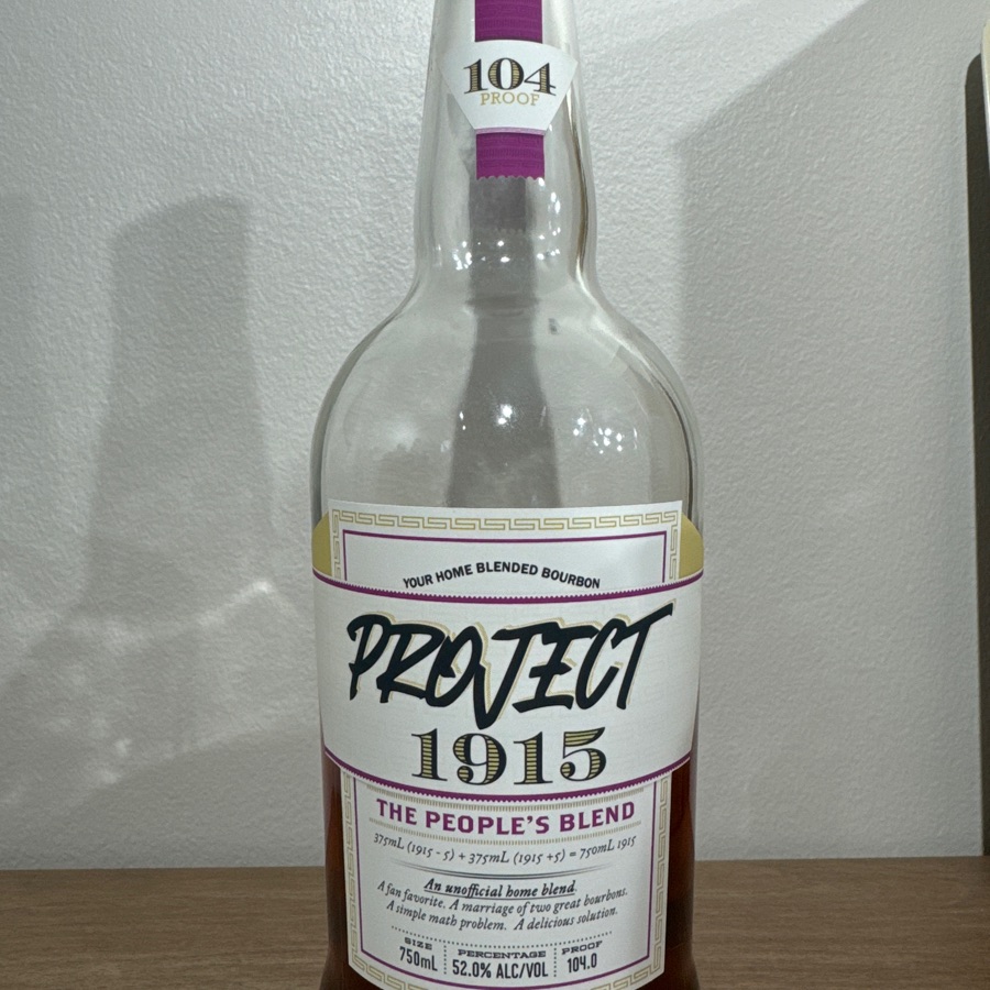 Old Forester Project 1915
