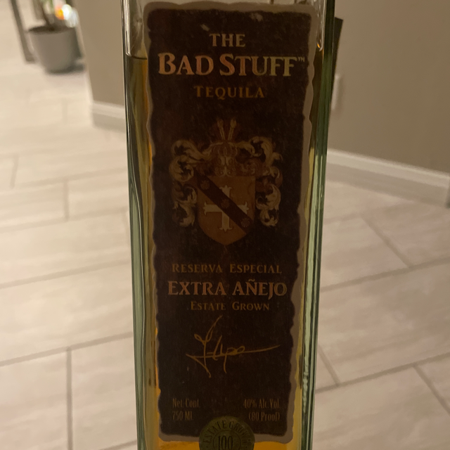 The Bad Stuff Extra Añejo Tequila