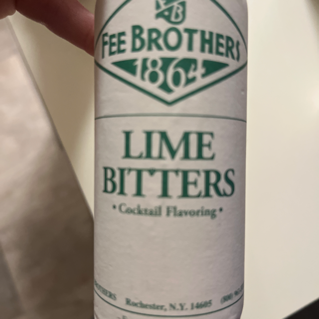 Fee Brothers Lime Bitters