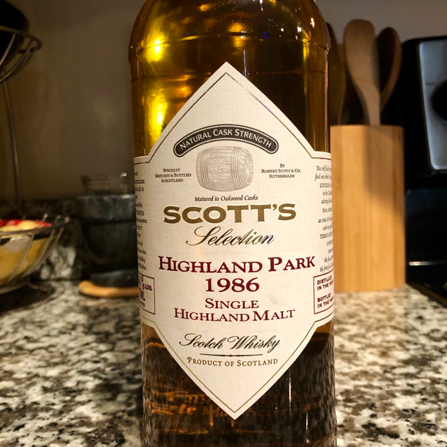 Highland Park 1986 (Scott's Selection)