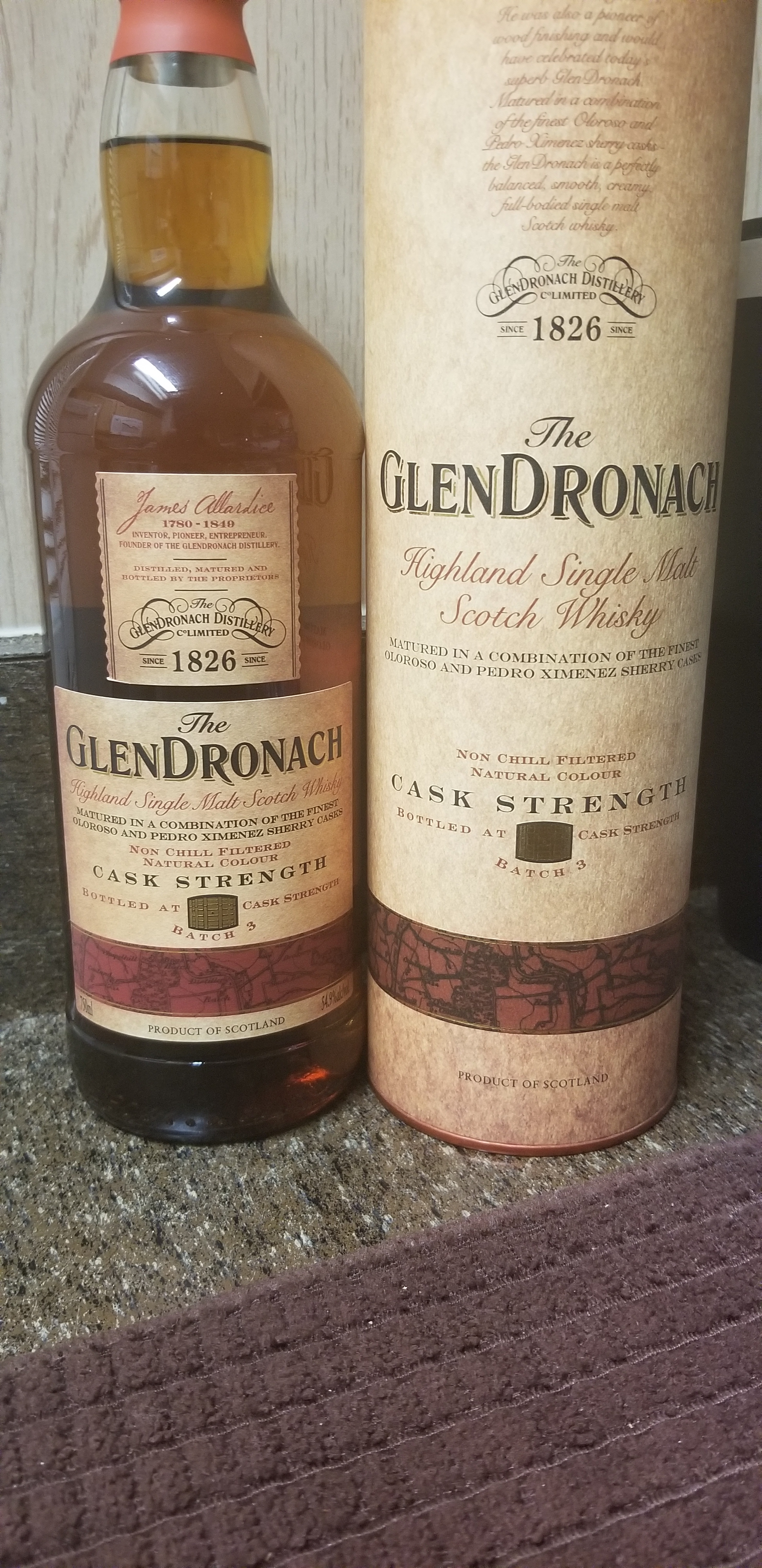 GlenDronach Cask Strength Batch 3