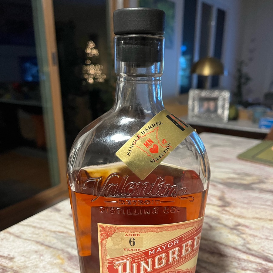 Mayor Pingree Red Label 6 Year Single Barrel