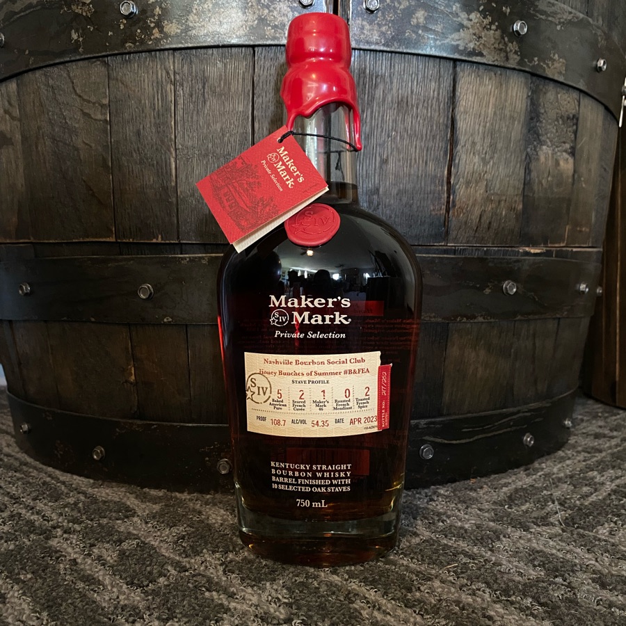 Maker's Mark Private Select (NBSC "Honey Bunches of Summer #B&FEA)