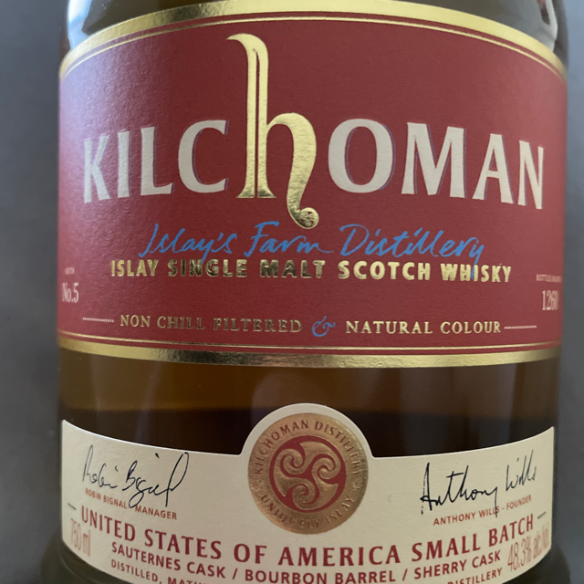 Kilchoman USA Small Batch No. 5