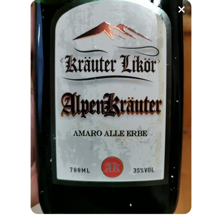Alpen krauter amaro alle erbe
