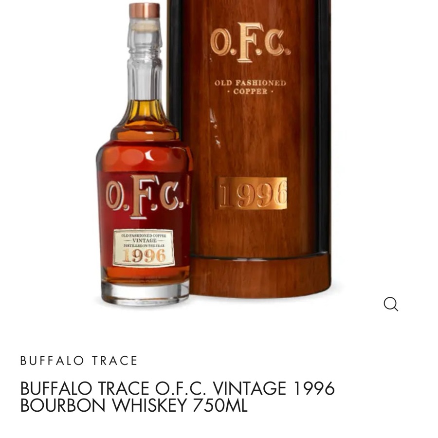 O.F.C. Vintage Bourbon 1996