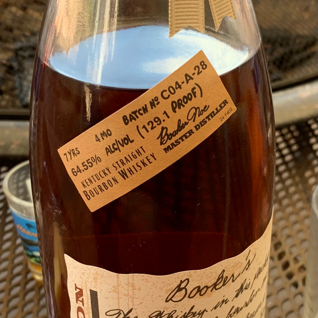 Booker's Bourbon Batch C04-A-28